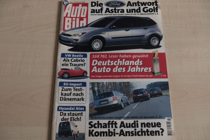 Deckblatt Auto Bild (07/1998)